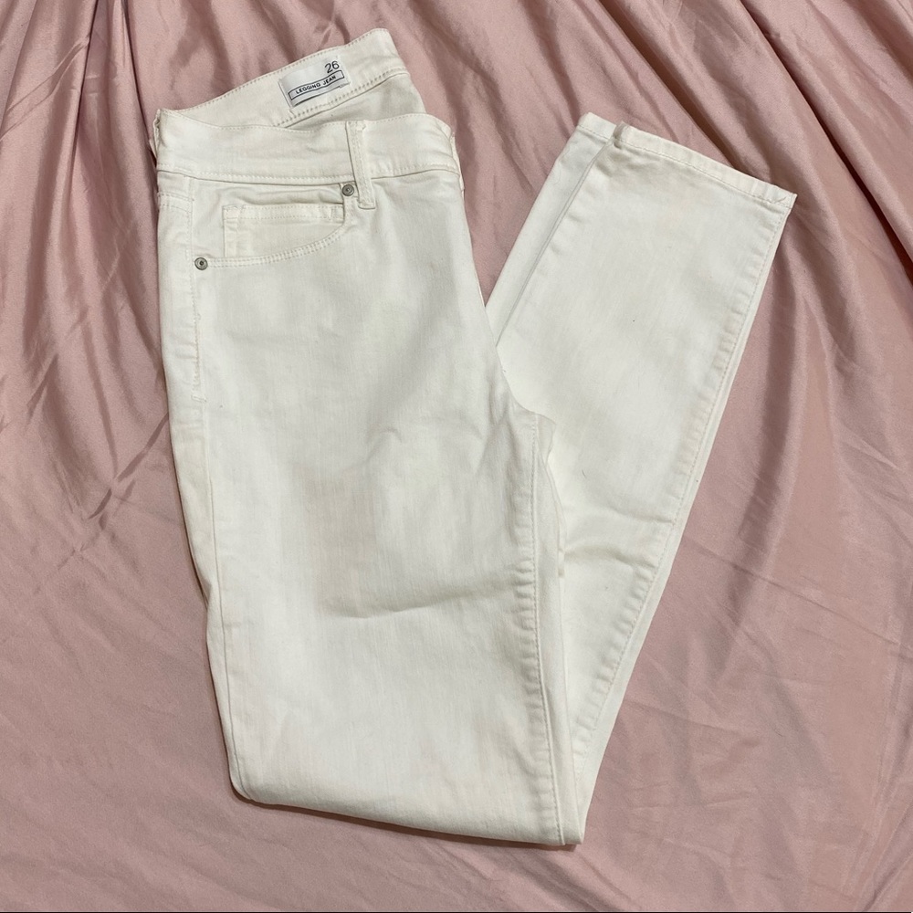 White GAP ankle jeggings